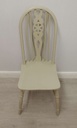 'Old White' Wheel Back Dining Chair