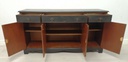 Black Heavy Distressed Classic Sideboard