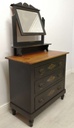 Black Dressing Chest with Mirror