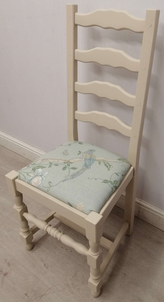 4 x ‘Joa’s White’ Ladder Back Chairs
