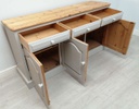 Solid Pine ‘Pavilion Grey’ Triple Sideboard