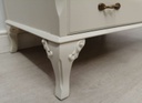 French Style ‘Shadow White’ Five Drawer Chest