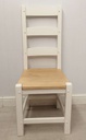 4 x ‘Chalk White’ Ladder Back Chairs