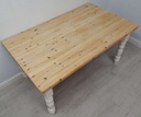 4ft ‘Chalk White’ Pine Dining Table