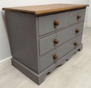 Pine ‘Anthracite’ Four Drawer Chest