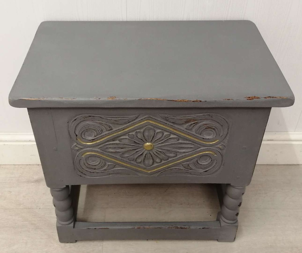 ‘Anthracite’ Small Lift Top Side Table