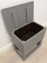 ‘Anthracite’ Small Lift Top Side Table