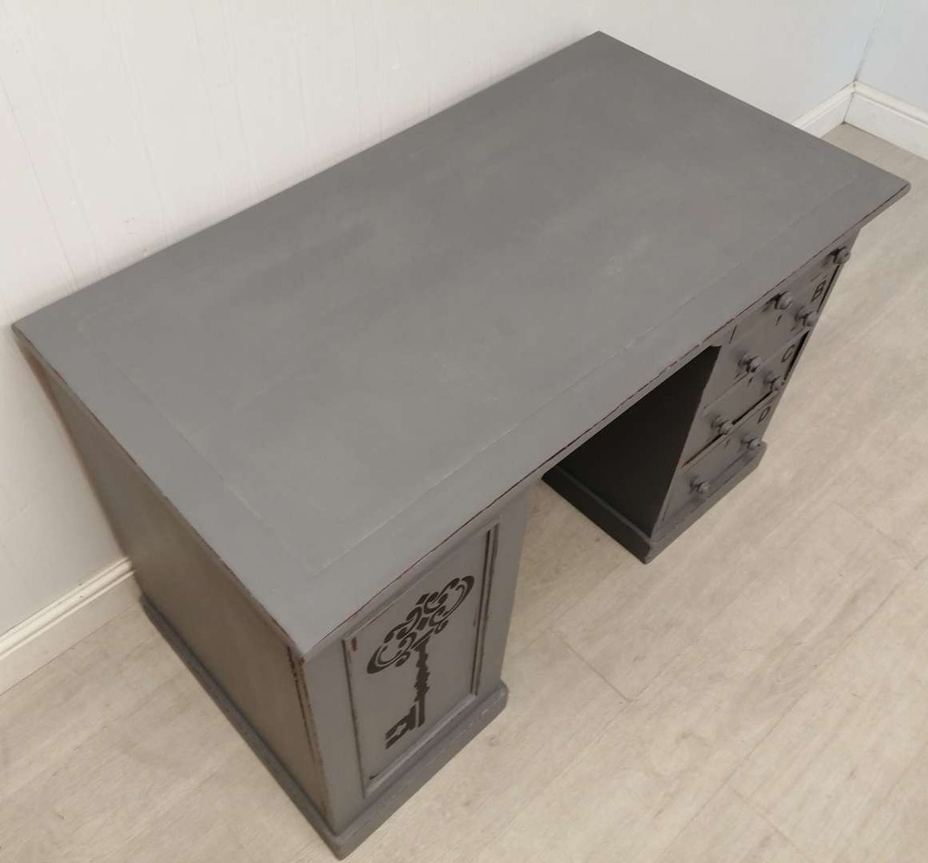 ‘Anthracite’ Four Drawer Desk