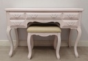 ‘Middleton Pink’ French Style Dressing Table &amp; Stool