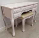 ‘Middleton Pink’ French Style Dressing Table &amp; Stool