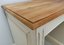 Three Drawer ‘Clotted Cream’ Pine Desk