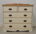 Pine Five Drawer Chest