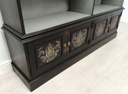 Large Black Bookcase with Cupboards