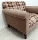 Large Tartan Cuddle Chair