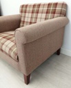 Large Tartan Cuddle Chair