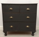 Old Pine ‘Natural Charcoal’ Four Drawer Chest