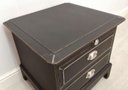 STAG ‘Natural Charcoal’ Two Drawer Bedside Chest