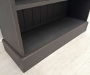 Small ‘Natural Charcoal’ Mahogany Bookcase with Cupboard