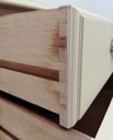 Large ‘Savage Ground’ Three Drawer Bedside Chest