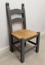 Chunky ‘Anthracite’ Ladder Back Dining Chair