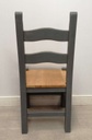 Chunky ‘Anthracite’ Ladder Back Dining Chair