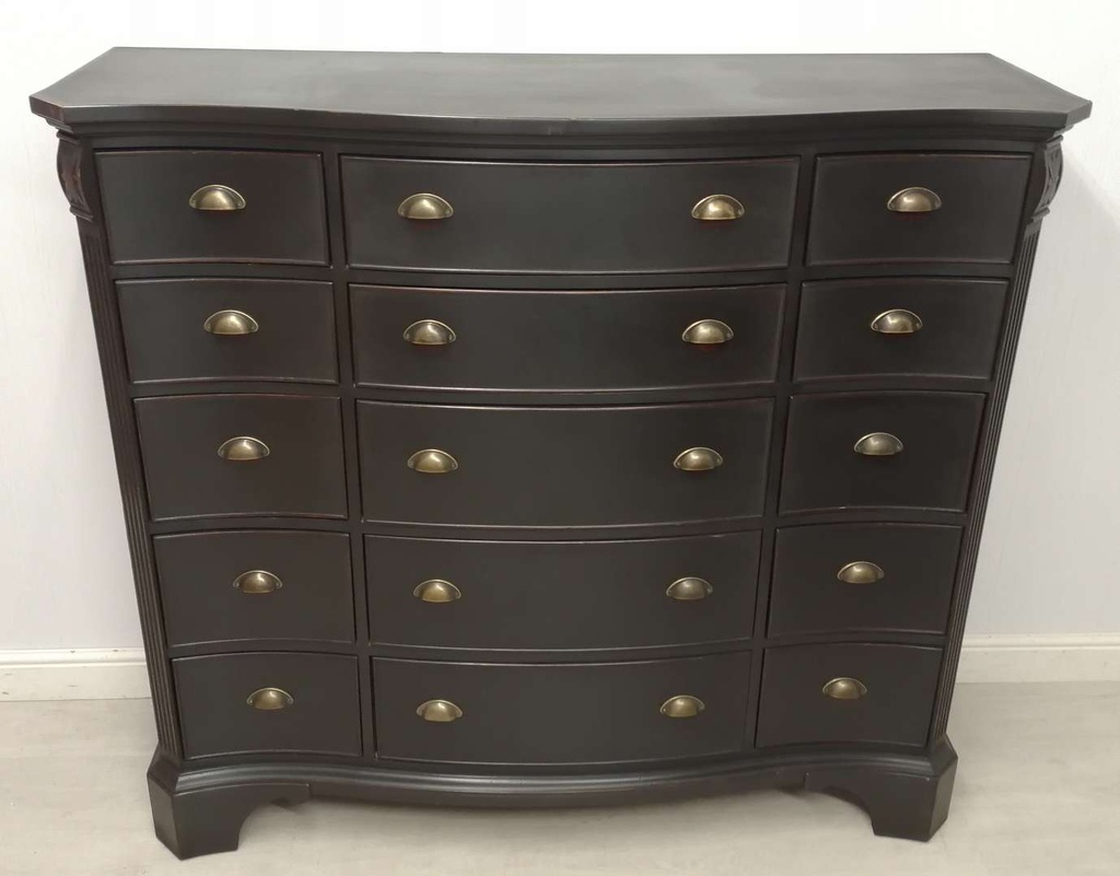 Stunning Large ‘Natural Charcoal’ Chest of Fifteen Drawers