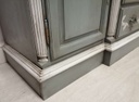 Large Grey Distressed Glazed Top Dresser