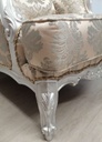 Large Silver French Style Armchair