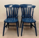 5ft ‘Cobalt’ Pine Dining Table &amp; Four Slat Back Chairs Set