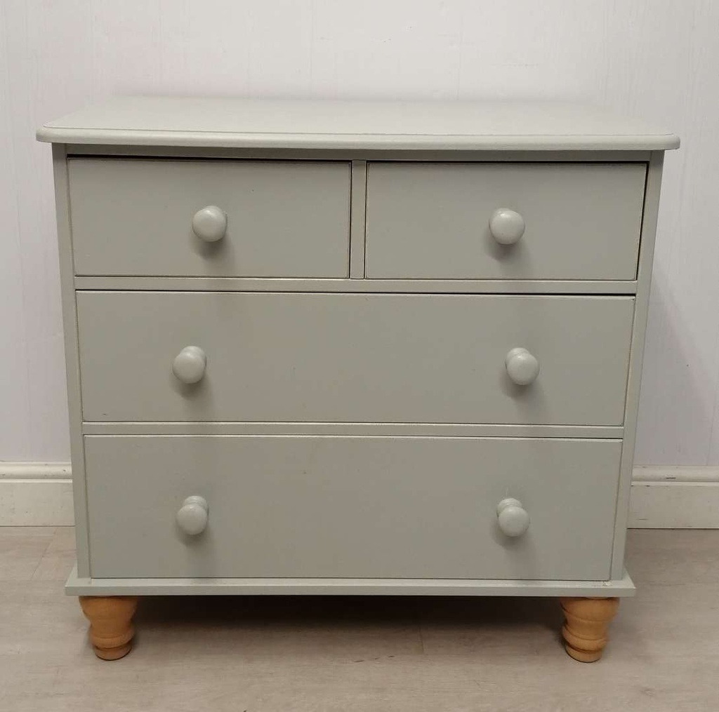 Grey Chest of Four Drawers