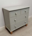 Grey Chest of Four Drawers