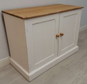 Solid Pine ‘Chalk White’ Double Cupboard