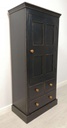 Pine ‘Carbon’ Single Wardrobe with Drawers