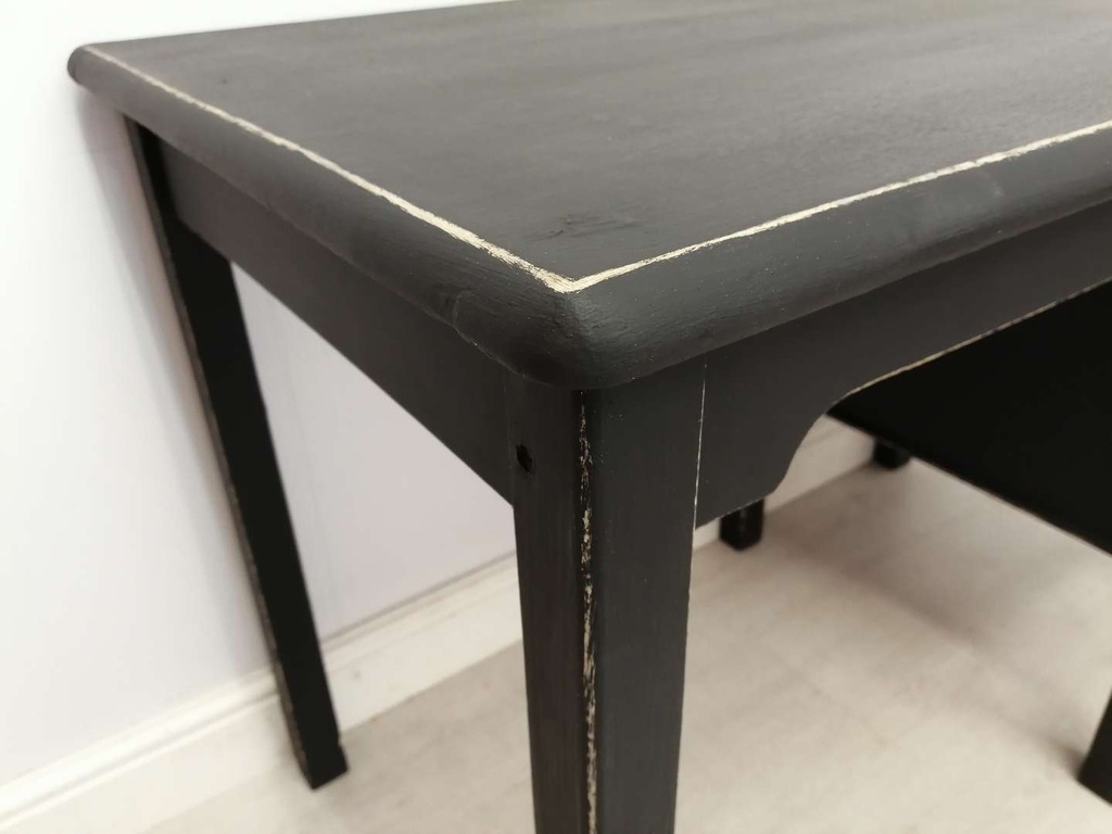 ‘Natural Charcoal’ Three Drawer Desk