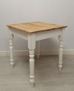 2ft3&quot; Small ‘Cotton White’ Pine Table