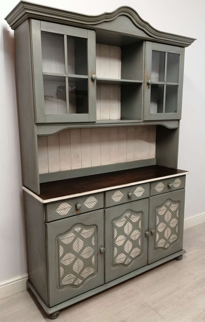 Grey Part Glazed Pine Dresser