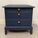 STAG ‘Ink Blue’ Two Drawer Bedside Chest Pair