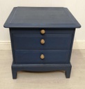STAG ‘Ink Blue’ Two Drawer Bedside Chest Pair