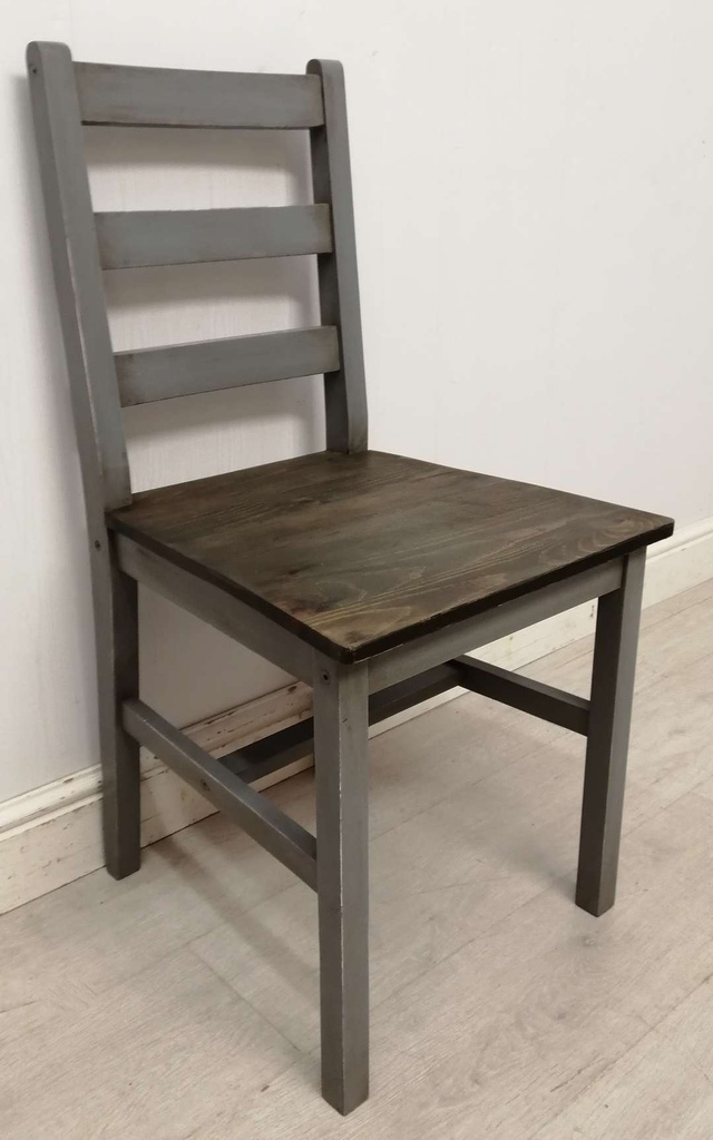 Farmhouse ladder deals back chairs