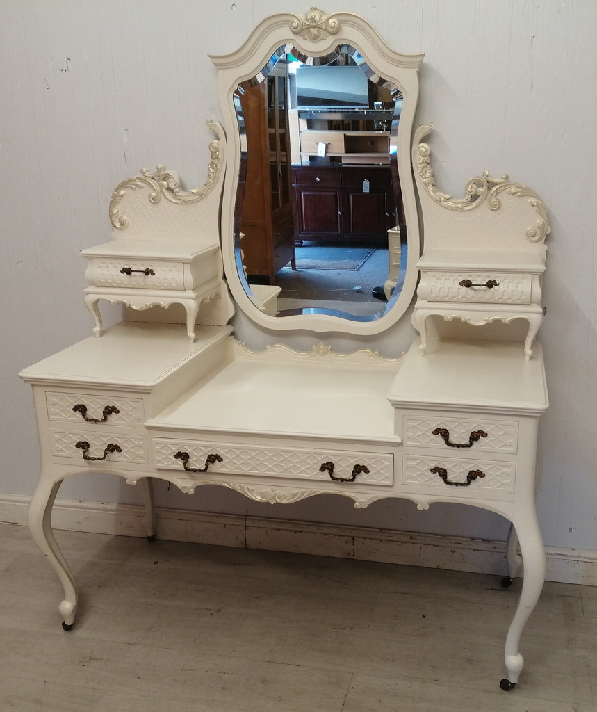 stunning large antique dressing table