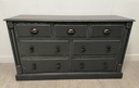 lovely painted seven drawer pine chest