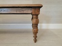 Stunning rustic large table and single bench set