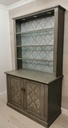 lovely painted bookcase display cupboard unit
