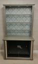 lovely painted bookcase display cupboard unit
