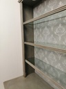 lovely painted bookcase display cupboard unit