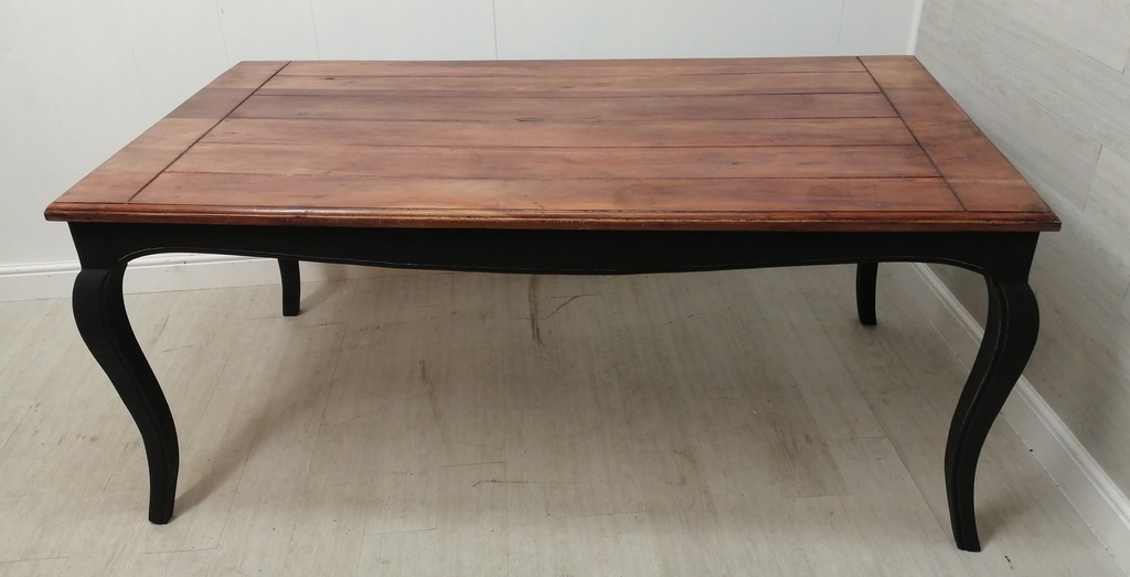 lovely french style  DINING TABLE, four CHAIRS &amp; BENCH SET
