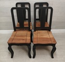 lovely french style  DINING TABLE, four CHAIRS &amp; BENCH SET