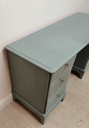 STAG DRESSING DESK PAINTED FARROW AND BALL OVAL ROOM BLUE