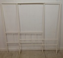 4FT6&quot; white  FOUR-POSTER  canopy BED FRAME