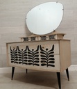 STUNNING RETRO PAINTED DRESSING TABLE